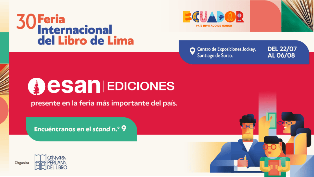 ESAN Ediciones participará en la Feria Internacional del Libro de Lima 2026