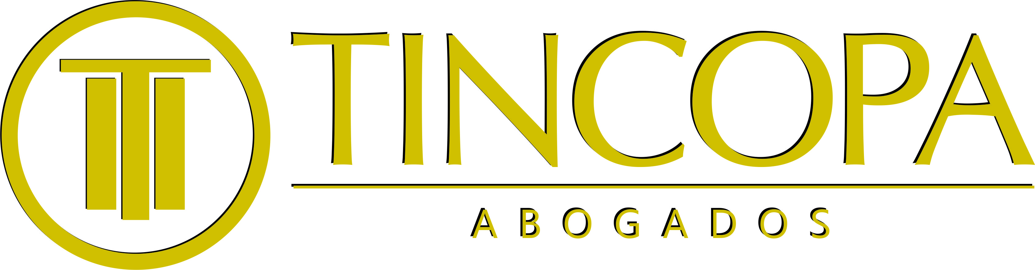 LOGO ESTUDIO TINCOPA ABOGADOS DORADO